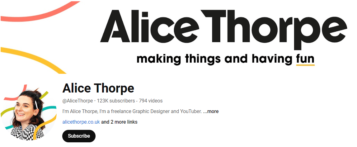 Alice Thorpe: Freelance Graphic Designer with a Unique Voice